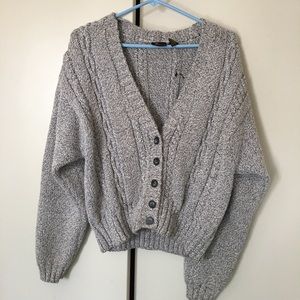Chunky knit cardigan
